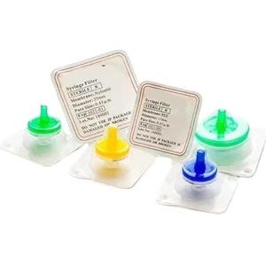 Voorzetfilter voor spuiten, 10 stuks/los laboratorium nylon/PES/PTFE steriel naaldtype filter 13 mm 25 mm 33 mm 0,22 um/0,45 um membraan, spuitfilter (13 mm 0,22 um nylon)