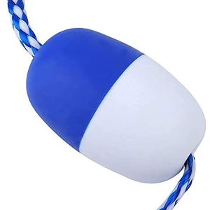 Safety Pool Rope Float Blue & White Pool Float Rope Divider, Polyethylene Safety Buoys/High Buoyancy Water Float Ball, Nylon Pools Line Cord, Dividing Swimming Areas (Size : 6m/19.7ft)