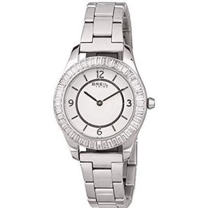 BREIL Ladys' Meghan Watch Collection Mono-Colour White dial 2 Hands Quartz Movement and Steel Steel Bracelet EW0467