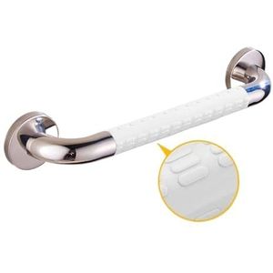 HSIRYAOHD Badkamer handgrepen, bar voor toilet - Handicap leuningen douche, trap, veiligheidsmuur hulprails senioren stevige douchehandgreep badkuip douche (wit-38 cm