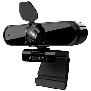 Webcam 1080p met microfoon en hoes, 110° groothoekbeeld voor pc, laptop, livestreaming, videogesprek, conferentie, game