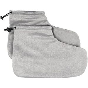 Paraffine Wax Wanten voor Hand en Voeten Keep Warm Nail Art Gereedschap Voeten Grijs 20x28cm