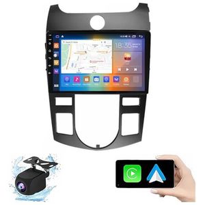 Android 13.0 2 Din Autoradio 10"" Touchscreen Auto Stereo Voor Kia Cerato 2 TD 2008-2013 Met Draadloze Carplay Android Auto GPS Navigatie AHD Omgekeerd Beeld Stuurwielbediening(B,P1(1G+16G))