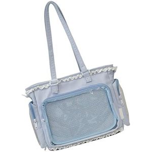 Ita Tas met Doorzichtige Ramen voor Vrouwen, Tieners Kawaii Rugzak, Pin