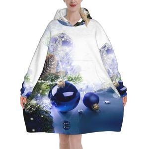 Oversized Kerst 2 Hoodies Vrouwen Uk Pluizige Deken Hoodie Sherpa Vrouwen Fleece Draagbare Deken Mannen