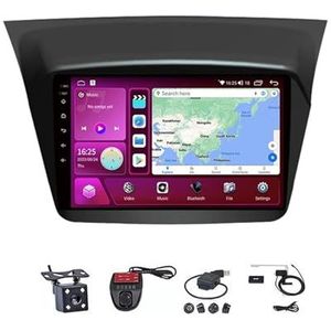 Android Double Din Car Stereo 9 Inch Touchscreen Autoradio Autotoebehoren Multimedia Stuurwielbediening met Navigatie Plug And Play Voor Mitsubishi Pajero Sport 2 L200 Triton 2008-2016(M100S WIFI 1G