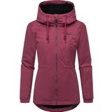 Ragwear Dames warme waterdichte winterjas met capuchon Dankka Warm YOUMODO XS-6XL, Wine25, XS