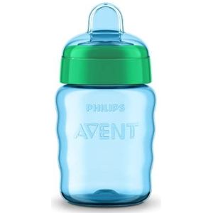 Philips Avent SCF553/05 siliconen drinkbeker voor kinderen, lekvrij, BPA-vrij, voor 9 maanden, 260 ml, groen