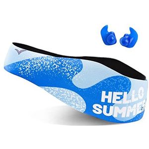 Lightening Zwemhoofdband voor baby's, peuters, kinderen, volwassenen - ontworpen om zwemmersoren te voorkomen - Elastische zwemhaarbeschermer en oorbeschermer - Houd water buiten, houd oordopjes in