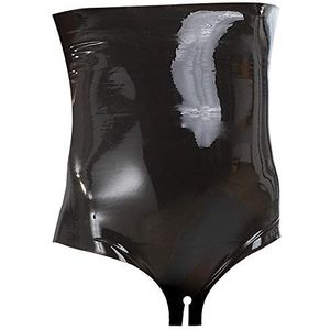 Sexy latex tailleslip ouvert - maat S.