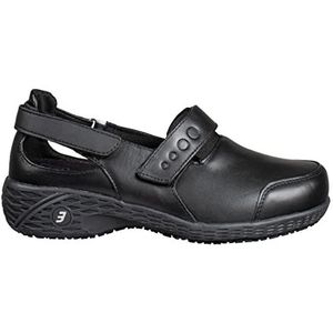 SAFETY JOGGER Veiligheidsschoenen voor Vrouwen 42 EU - SAMANTHA - Lichte Comfortabele Antislip Werkschoenen met Velcro Sluiting, Ideaal voor Verplegend Personeel, Keuken en Indoor, Oxypas, Zwart