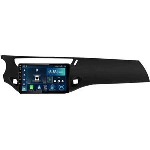 Android 14.0 2 Din Autoradio 9"" Touchscreen Auto Stereo voor Citroen C3 DS3 2010-2016 met Draadloze Carplay Android Auto GPS navigatie AHD Omgekeerd beeld Stuurwielbediening(Black,S-1(2G+32G))
