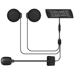 OBEST Motorhelm, handsfree voor motorfiets, bluetooth, hoofdtelefoon met automatische reactie en FM-radio, geschikt voor skiën, klimmen, paardrijden