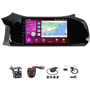 Android Autoradio Video Multimedia Speler, 9 Inch Touch Screen Radio Plug And Play Autotoebehoren Met Bluetooth En Navigatie En Achteruitrijcamera Voor Chevrolet Onix 2012-2019(M600S 4G+WIFI 6G+128G