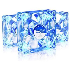 AABCOOLING - Super Silent Fan 8 - Blauw - 80mm - 3 Stuks - 13,9 dB(A)