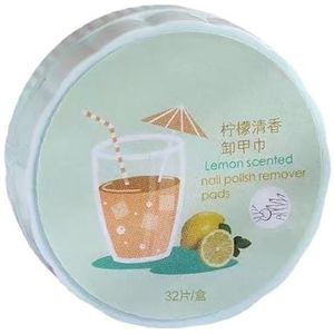 Reispads voor het verwijderen van gepolijste nagels, praktische gel, nagelreinigingskleding, milde geur, snel reinigende nageldoekjes