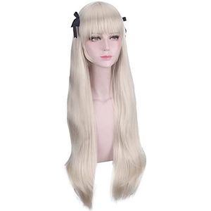 DieffematicJF Pruik Straight Wig Wig Head Cover