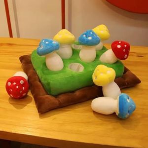 Paddestoel educatief speelgoed paddenstoel vloer creatieve kinderen pluche speelgoed verjaardagscadeaus kerstcadeaus 30cm 1
