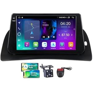 Android 13 systeem 2 Din Autoradio Stereo voor Renault kangoo 2008-2015 9 inch touchscreen met GPS Navigatie Carplay Android Auto/Bluetooth 5.0/FM AM RDS Radio/4G WiFi/DSP(NF-2)