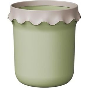 8L Plastic Afvalbak For Badkamer, Keuken, Kantoor, Slaapkamer(Grün)