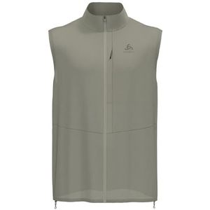 Odlo - Zeroweight - Hardloopjack - Grijs - Mouwloos - Winddicht