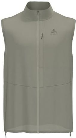 Odlo - Zeroweight - Hardloopjack - Grijs - Mouwloos - Winddicht