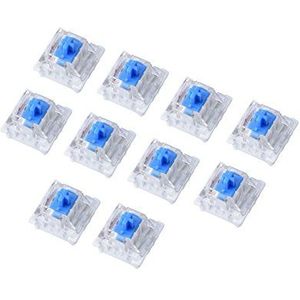 mechanisch toetsenbord schakelaar plaat gemonteerd blauwe schakelaar voor Gateron RGB-serie (10 stuks)