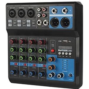 Audio DJ-mixer 5 - Way Computer Recording Free Drive Geluidskaart Mixing Console Mixer Professionele Pro Equipment Interface Processor Podcast-apparatuur