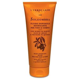 L'Erbolario, Soleombra After-Sun vloeibare crème met sheaboter, arganolie en quinoa-eiwitten, grootte: 300 ml