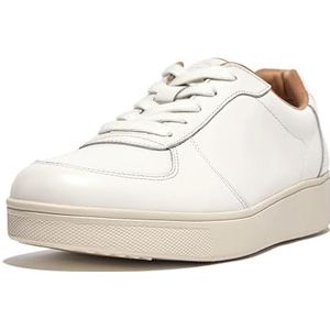 Fitflop Rally leren sneakers voor dames, Urban Wit, 36.5 EU