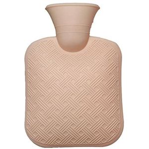 DieffematicRSD Warmwaterkruik Warmwaterkruik Brede opening Comfortabele multifunctionele klassieke warmwaterzak Handvoetenwarmer voor nek-schouderpijnverlichting (Color : Pink)