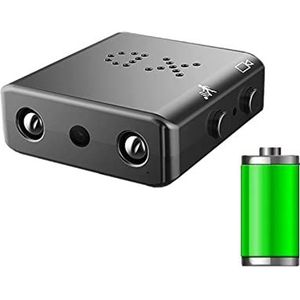Actiecamera Mini Camera Full HD 1080P Home Beveiliging Nachtzicht Micro Cam Bewegingsdetectie Video Voice Recorder Secret Verborgen TF(Camera with 8G,Built In Battery)
