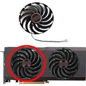 Vervangende ventilator FD10015M12D voor SAPPHIRE Radeon RX6700 6700XT PULSE grafische kaart(Left fan)