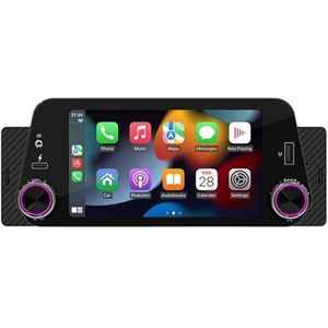1din 5"" touchscreen bedraad/draadloos Android Auto carplay auto mp5-speler met Mirrorlink BT USB FM auto multimedia stereo(152w)