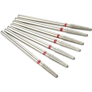 Een spijkerboor Set van 7 diamant nagelboortjes in multicolor(Brown)