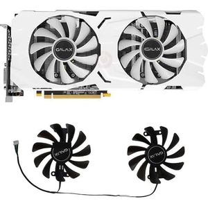 2 stuks/set grafische kaartkoelerventilator voor GALAX GTX1070 GENERAL voor GTX 1070 Wit voor GTX1080 EXOC-SNPR WIT