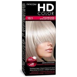 FARCOM HD Haarverf met keratine aminozuren 60 ml (10.1 extra licht asblonde)