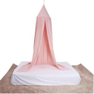 Bednet, Bedhemel, Zachte Katoenen Veelkleurige Ronde Koepel Comfortabel Milieuvriendelijk Hangend Klamboe Gordijn Kinderen Prinses Speeltenten for Baby Spelen Home Decor