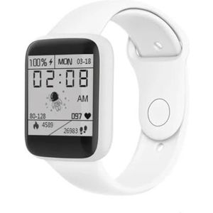 Smart Watch Bluetooth Fitness Tracker Smart Horloge Geschikt Voor Mannelijke En Vrouwelijke Bloeddruk Smart Armband (Kleur: Wit)