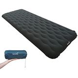 Skandika Isomat Elite Air Single Opblaasbaar matras, klein verpakkingsformaat, 200 x 75 cm, krachtig ventiel, 16 cm hoog, outdoor luchtmatras, ultralicht, draagtas, voor kamperen en wandelen