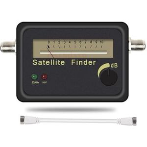 Satellietzoeker Uitlijningssignaalmeter Ontvanger for DSTV Schotel LNB Directe digitale signaalversterker Locator(Added White cable)