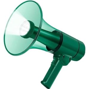 Megafoons Bullhorn Handmegafoon 50w High Power Led-verlichting Megafoonluidspreker Met Sirenegeluid Lichtgewicht Scheidsrechter Bullhorn-luidspreker Megafoon