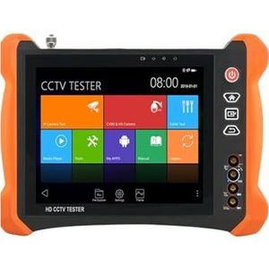 CCTV-tester, CCTV-monitortester, 8inch 12MP IP Camera Tester X9 CCTV Monitor 4K AHD/TVI/CVI/SDI Alles In 1 Analoge Camera IPTV Tester Monitor In/Uitgang PoE-netwerktools(TI-9699ADH)