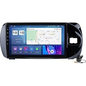Android 14 Auto Stereo Radio voor T-oyota Vitz 2016-2020 GPS Navigatie 9In Touchscreen Mediaspeler Video-ontvanger Ondersteuning Wifi 4G DSP Carplay,M100s