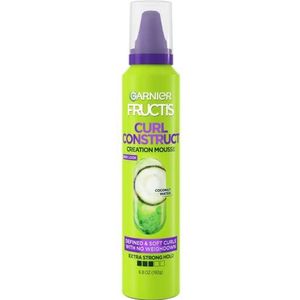 Garnier Fructis Style Curl Construct haarschuim, lichte krullen en extra stevige grip, 200 ml
