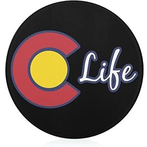 CO Life Colorado Vlag Snijplank Gehard Glas Snijplank voor Keuken Restaurant