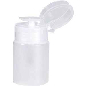 Nageldispenser - Push Down Dispenser - Lege Fles - 60ML - Wit