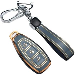 Sleutelbehuizing Bescherm TPU Auto Afstandsbediening Sleutel Case Cover Shell Fob Voor Focus 3 4 ST Voor Fiesta Voor Fusion Voor Kuga Voor Ecosport Voor Mondeo MK3 MK4 Autosleutelhoesje(2)