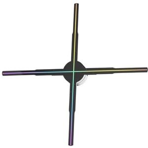 P56 3D Hologram Projector Fan 56 Cm 678 LED Kralen Logo Sign Holografische Lamp Afstandsbediening Reclame Display Ondersteuning Foto Video