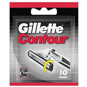 Gillette Contour systeemmessen, 10 stuks